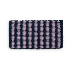 Tapis de porte Coco Stripe Wide, Lavender-navy