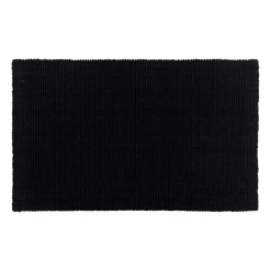 Tapis de porte Fiona noir, 45x75 cm