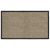 Tapis de porte Jenny Sisal Nature-noir, 70x120 cm