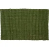 Tapis de porte Jute dark green, 60x90 cm