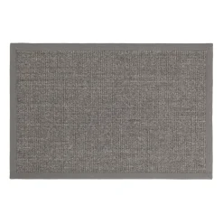 Tapis de porte Sisal gris, 60x90 cm
