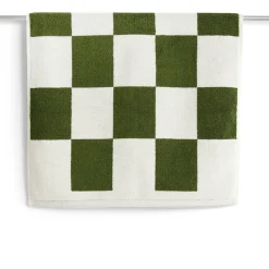 Tapis de salle de bain Check 50x90 cm, Matcha