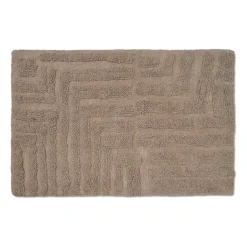 Tapis de salle de bain Field 60x90 cm, Simplement taupe
