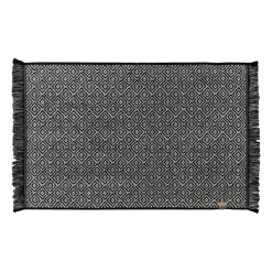 Tapis de salle de bain Morocco 50x80 cm, Black-white