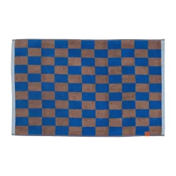 Tapis de salle de bain rétro 50x80 cm, Cobalt