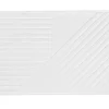 Tapis de salle de bain Stripes 50x90 cm, Blanc