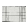 Tapis de salle de bain Tile Stone 50x80 cm, Noir-blanc cassé