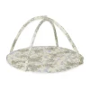 Tapis d'éveil Plumbago matelassé en satin, Ø90 cm