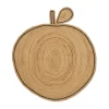 Tapis en jute Apple braided, Naturel
