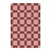 Tapis en jute Evelina Kroon 140x200 cm, Plum punch