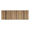 Tapis en jute Fanny striped, Naturel, 80x250 cm
