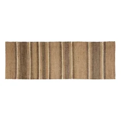 Tapis en jute Fanny striped, Naturel, 80x250 cm