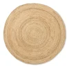 Tapis en jute rond Eternal small, Natural