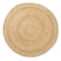 Tapis en jute rond Eternal small, Natural