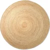 Tapis en jute rond Eternal large, Natural