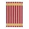 Tapis en laine Aisles, Rouge, 170x240 cm