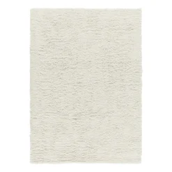 Tapis en laine Cozy blanc nature, 200x300 cm