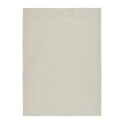 Tapis en laine Furrow blanc nature, 170x240 cm