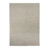 Tapis en laine Furrow blanc nature/gris, 200x300 cm