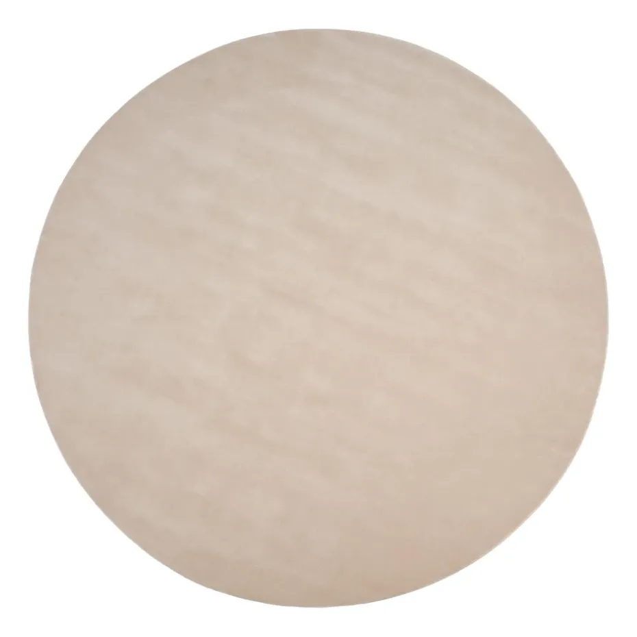 Tapis en laine Halo Cloud rond, Beige, Ø250 cm