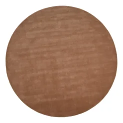 Tapis en laine Halo Cloud rond, Amber, Ø250 cm