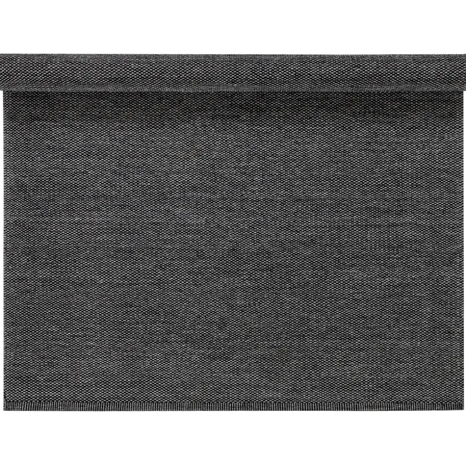 Tapis en laine Lea noir, 200 x 300cm