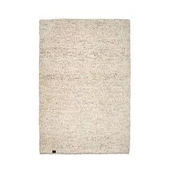 Tapis en laine Merino, beige naturel, 140x200 cm