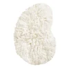 Tapis en laine Residue Shaggy, Bone White, 180x270 cm