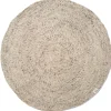 Tapis en laine rond Merino Ø160 cm, Beige