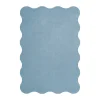 Tapis en laine Scallop 200x300 cm, Soft blue