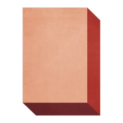 Tapis en laine Teklan Box, Corals, 200x300 cm
