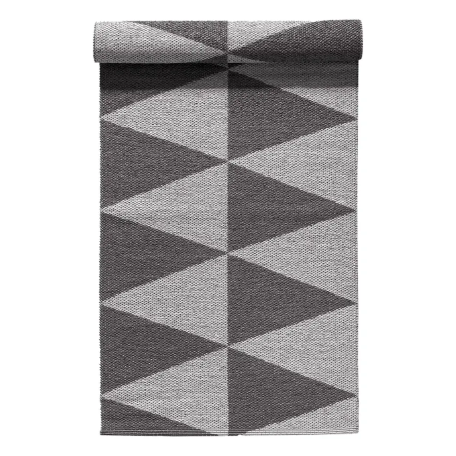 Tapis en plastique Rime gris, 70x150cm