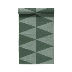 Tapis en plastique Rime vert, 70x250cm