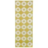 Tapis Flower sun (jaune), 70x200 cm