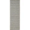 Tapis Gittan noir, 70x250 cm