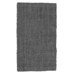 Tapis jute gris foncé, 70x120 cm