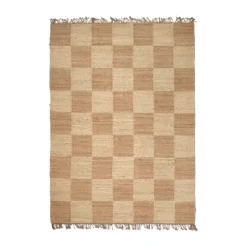 Tapis Jute Squares, Natural, 200x300 cm