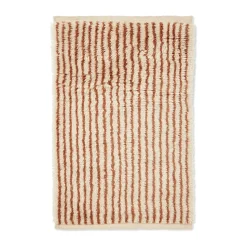 Tapis Kami, Off white-red brown, 80x120 cm