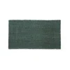 Tapis kelim Moiré 52x95 cm, Emerald green