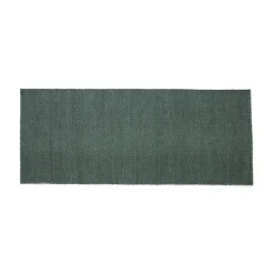 Tapis kelim moiré 80x200 cm, Emerald green