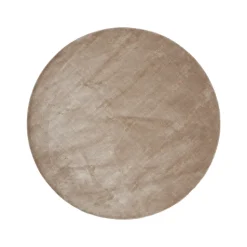 Tapis Lucens rond, natural