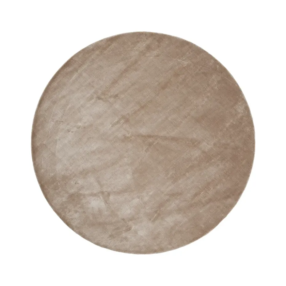 Tapis Lucens rond, natural