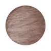 Tapis Lucens rond, rose