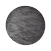 Tapis Lucens rond, steel