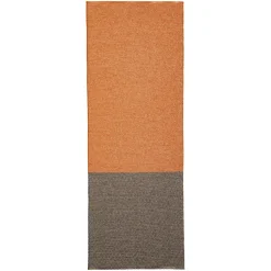 Tapis Moor mud (noir-terrakotta), 70x200 cm