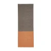 Tapis Moor mud (noir-terrakotta), 70x300 cm