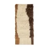 Tapis mural Edge Wall 50x110 cm, Blanc cassé-Café