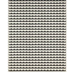 Tapis noir Gittan grand, 150x200 cm