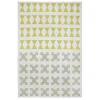 Tapis Paris, jaune-gris
