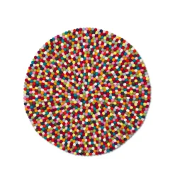 Tapis Pinocchio rond, multi, 90 cm